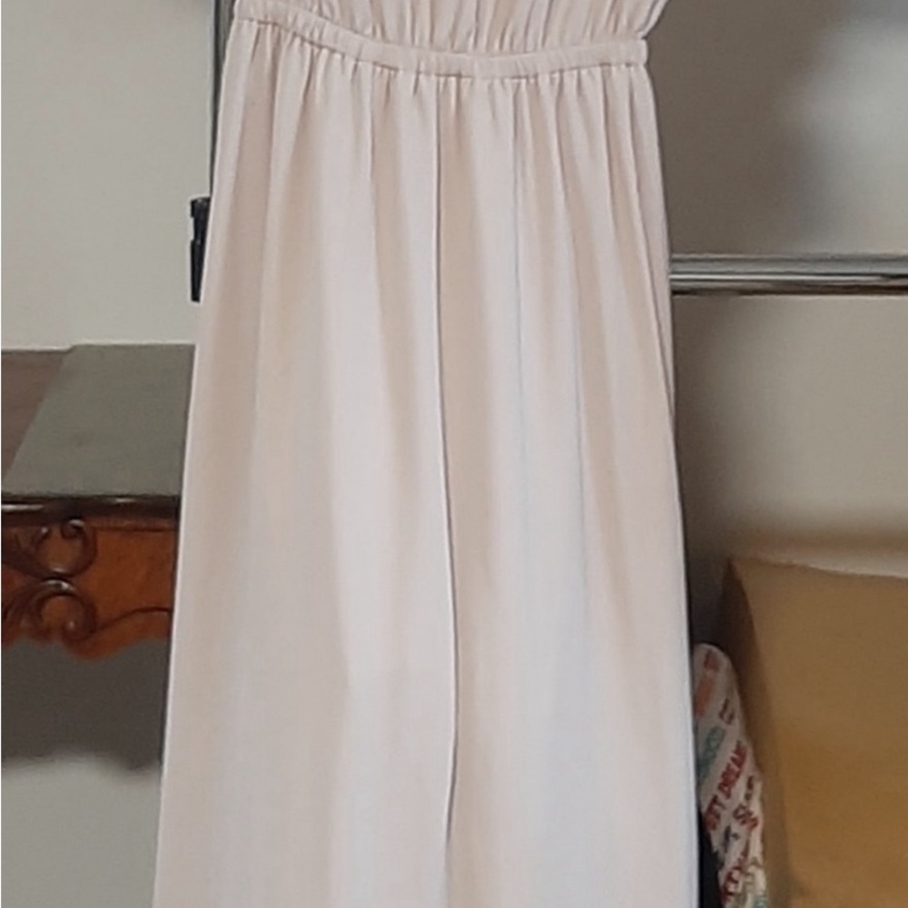 Elegant Cream Women's Jumpsuit